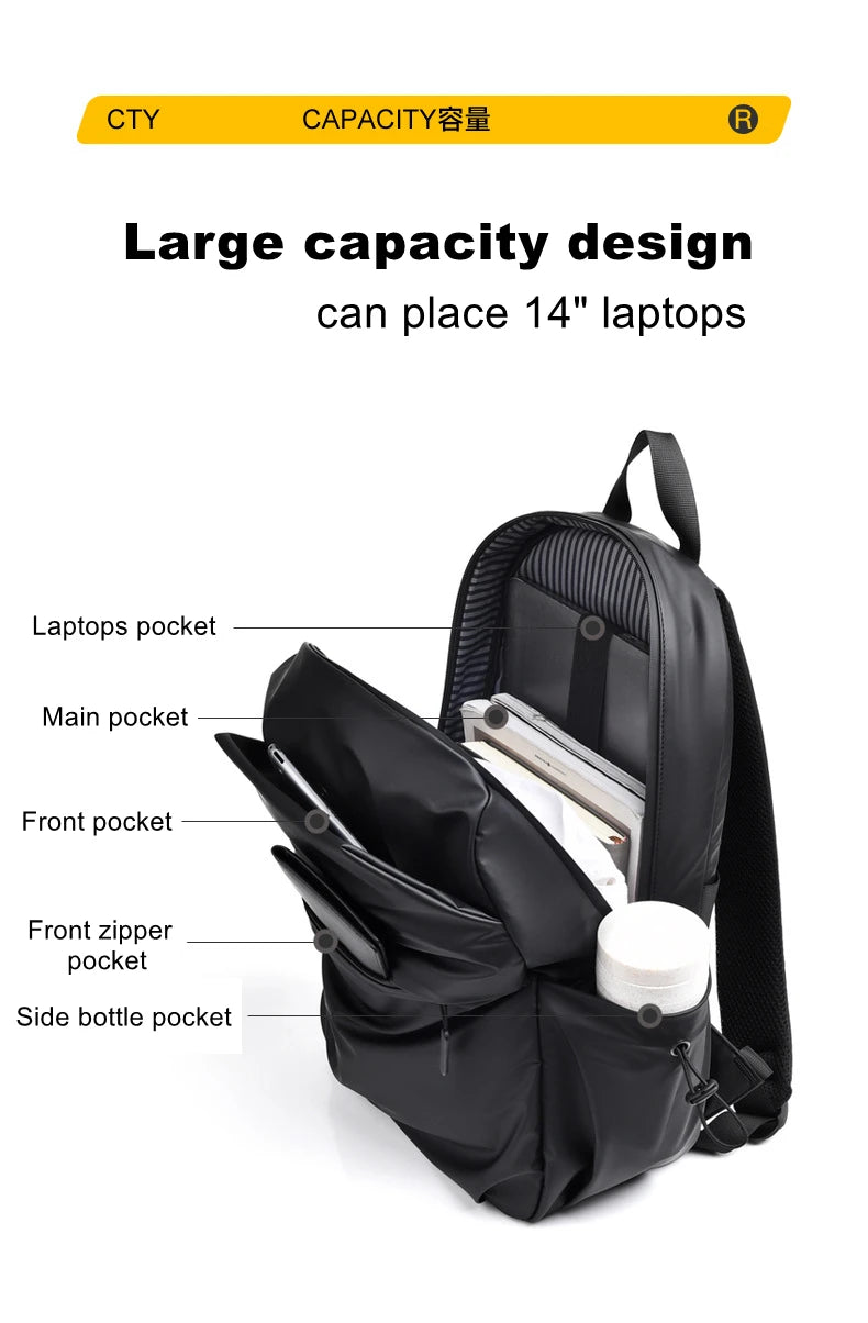 Fashion Backpacks for Men 35L High Capacity Waterproof Travel College Backpack for Men Trendy Women Laptop School Travel Bags - Clikcy