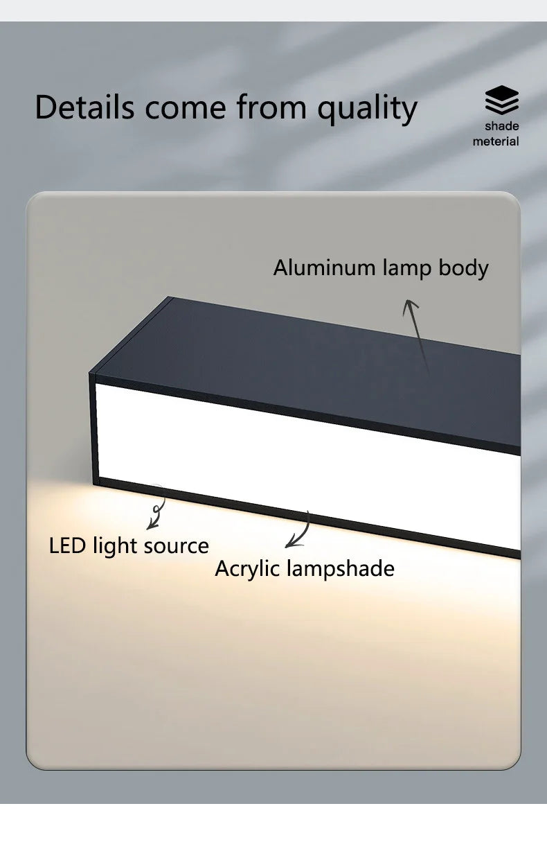 Living room lights kitchen restaurant lamps modern led ceiling lamp Nordic balcony porch bedroom entrance light office lighting - Clikcy