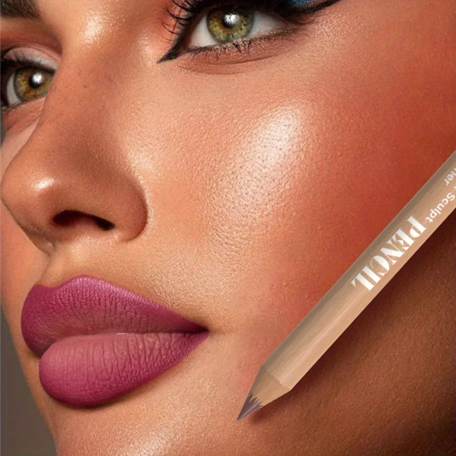 3Pcs Long-Lasting Velvet Lip Liner Matte Lipstick Waterproof  Perfect Gift for Valentine's Day, Lip Liner Set - Clikcy