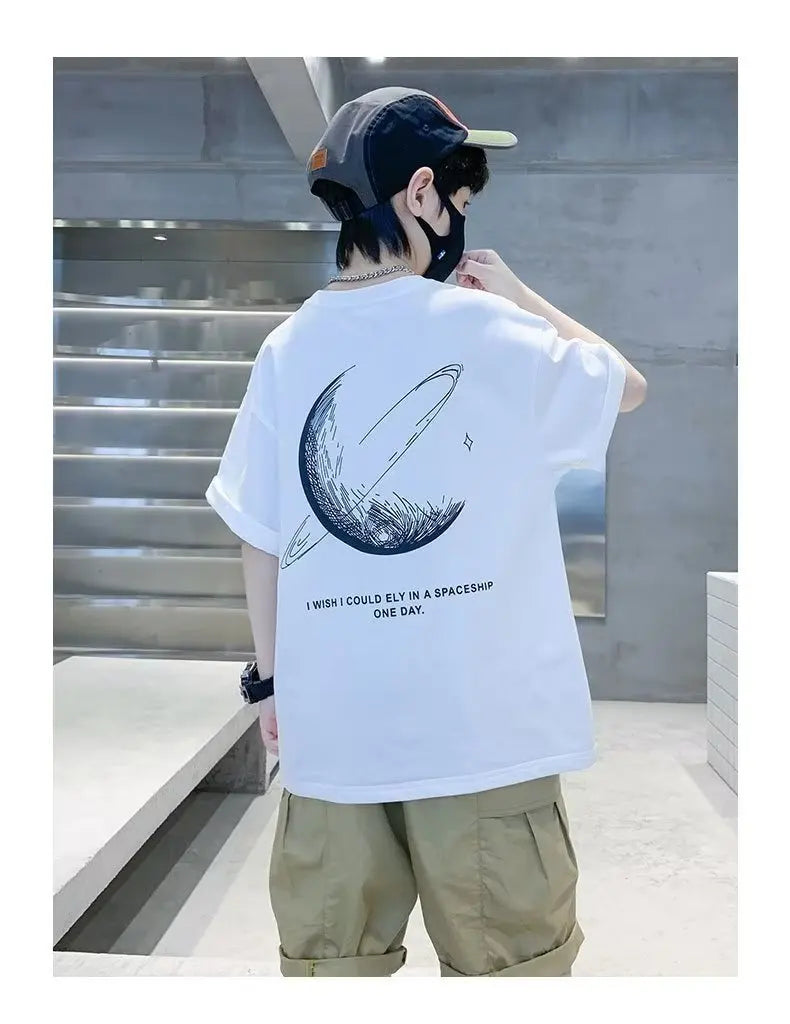 Kids Clothes Clothing For Boys T Shirts Boy Child Tee Shirt Children's T-shirts Summer  Short T-shirt Tops - Clikcy