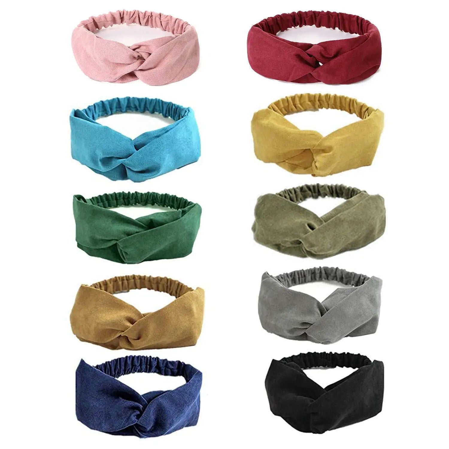 2024 New Design Fashion Women Summer Style Headbands Bohemian Girl Cross Turban Bandage Bandanas Hairbands Hair Accessories - Clikcy