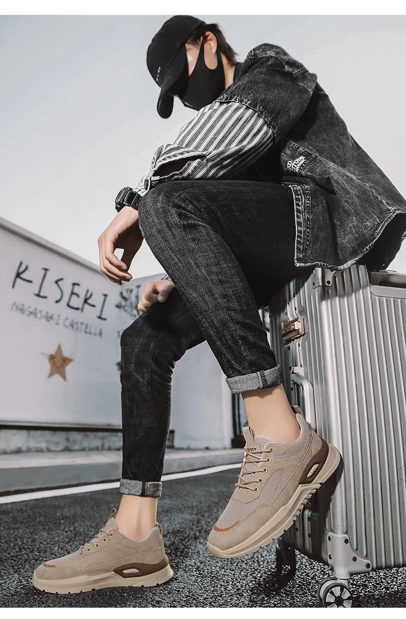 2024summer Fashion Men Sneakers Spring All-match Casual Shoes Outdoor Running Increase Platform Shoes Sapatos Formais Masculinos - Clikcy