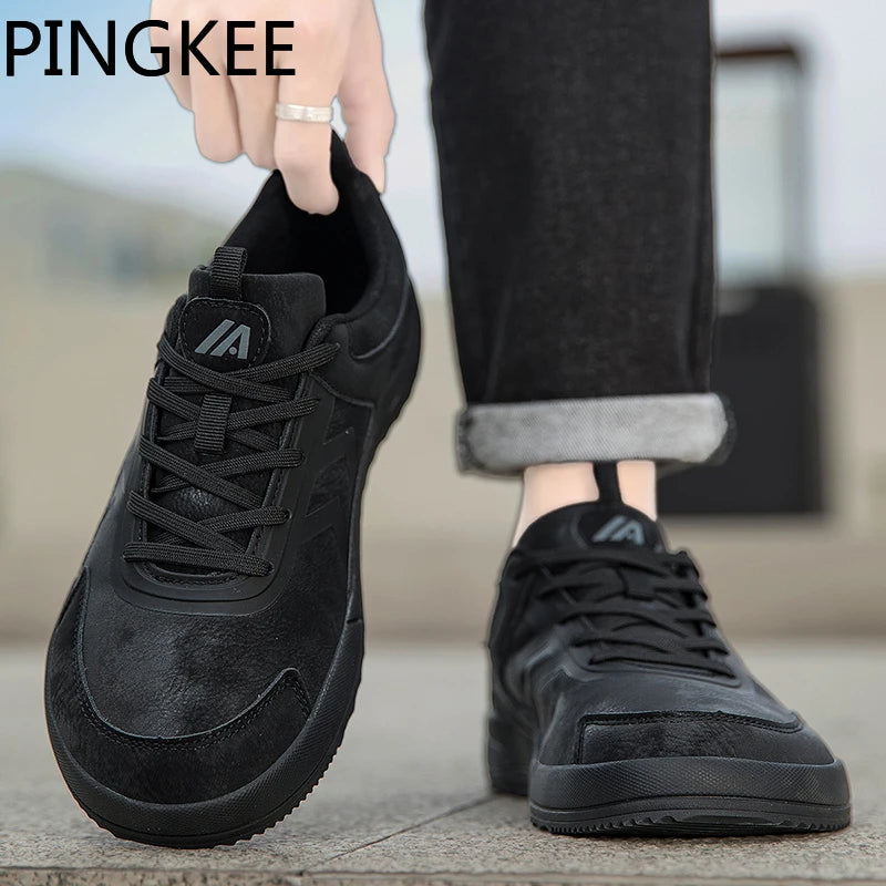 PINGKEE VENOCON Minimalist Wide ToeBox Feet Barefoot Athletic Winter Casual Shoes Men Women Sneakers Footwear Boots For Man - Clikcy