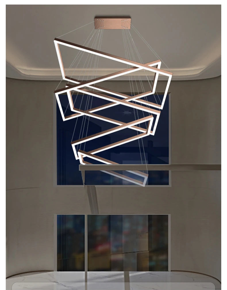 Living room pendant lamp 2024 new simple modern atmosphere hall main lamp Nordic creative designer restaurant lamp - Clikcy