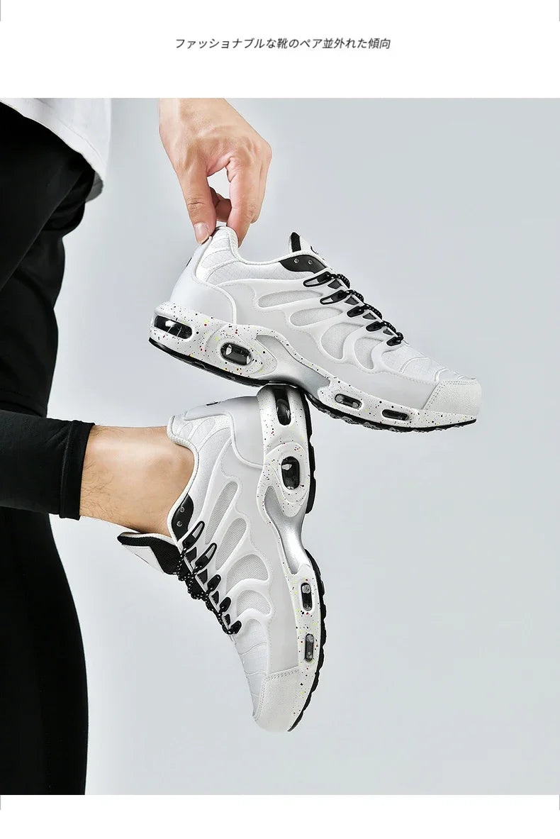 New Men's Air Cushion Running Shoes Designer Footwear Luxury Shoes Male Fitness Jogging Sneakers Basketball Antiskid Mens Tennis