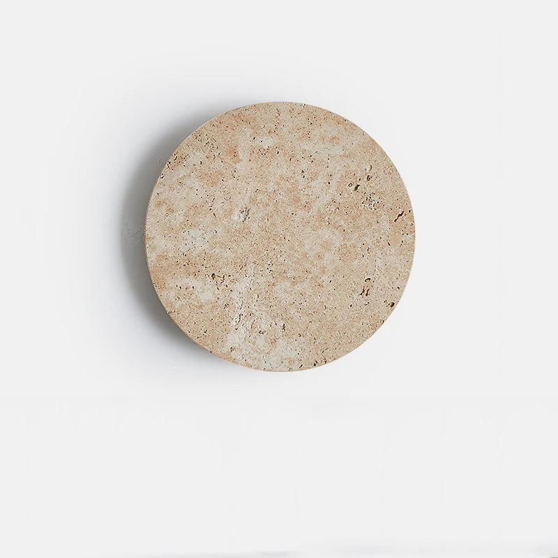 Natural Yellow Cave Stone Led Sconce Lamp Nordic Minimalist Wabi Sabi Home Decoration Living Room Bedside Corridor Wall Lights - Clikcy