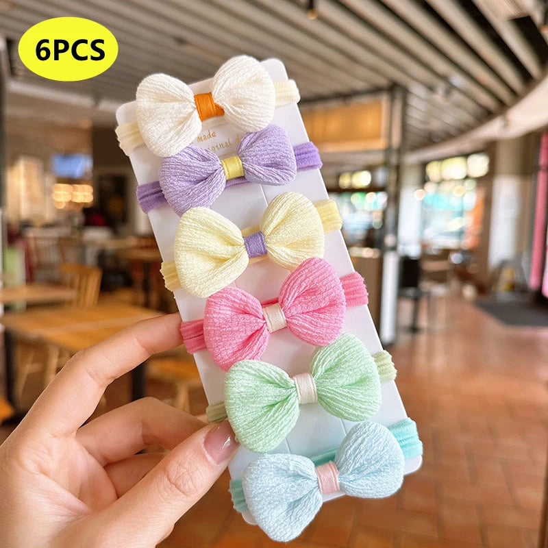 20PCS 10PCS Hair Accessories For Girl Elastic Hair Bands Flowers Style Hair Ring Children Birthday Party Headdress Headwear - Clikcy