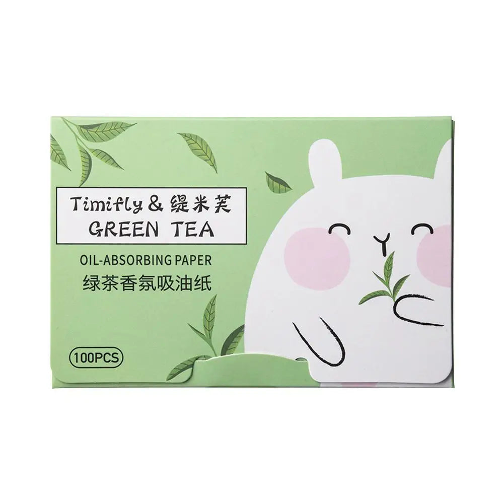 100Pcs new Face Oil Blotting Paper Protable Matting Face Wipes Facial Cleanser Oil Control Oil-absorbing Face Cleaning Tools - Clikcy