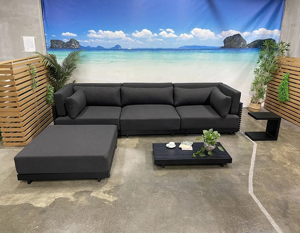 Luxury Outdoor Large Patio Furniture Set Aluminum Furniture Patio Garden Hotel Sets Sofas Sectionals - Clikcy