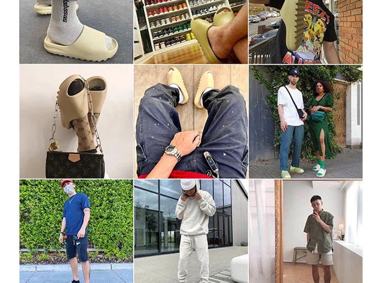 Unisex House Shoes Non-Slip thick Soft Platform Slide Sandals for Women Men Indoor Outdoor Shower Bathroom Slipper for Adult - Clikcy