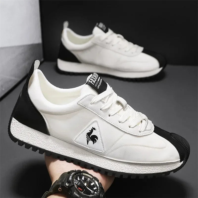 Official-website 2025 Men's Casual Sneakers Summer Comfortable Breathable Lace-up Running Shoes Men's Outdoor Soft-soled Shoes - Clikcy