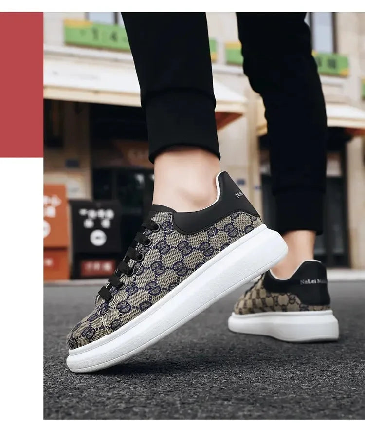 Canvas shoes, spring new men's shoes, student flat casual board shoes, trendy and versatile men's shoes, men's shoes - Clikcy