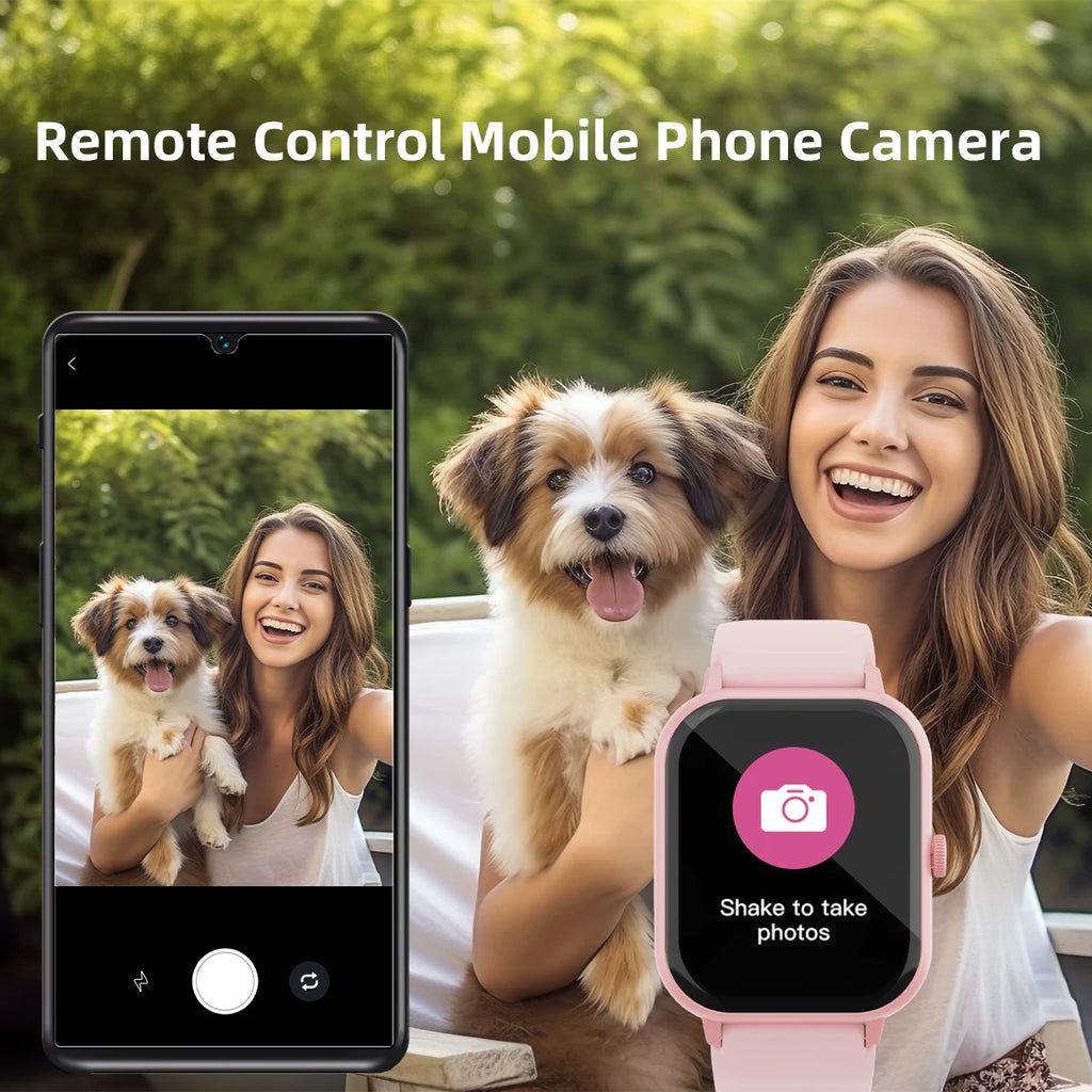 Smart Watch Sport Music Display Message Wrist Watch Sleep Heart Rate Monitoring Gifts Women 2025 Smartwatches Men Fitness Wrist - Clikcy