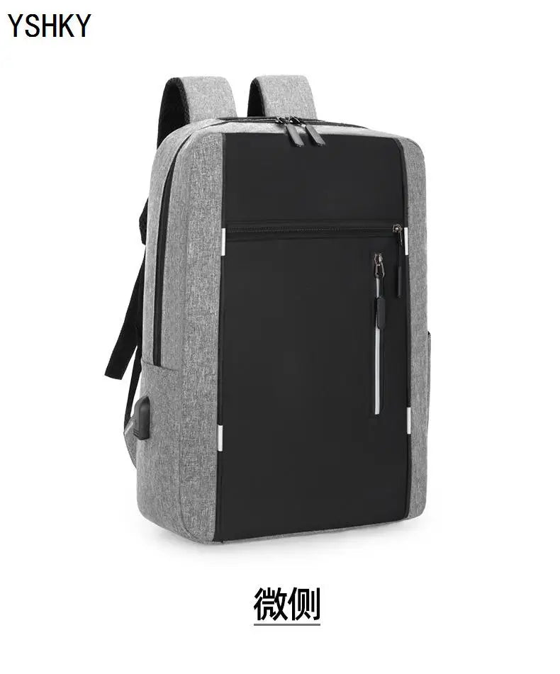 Women Fashion backpack soft leather multi-functional bag Polyester large capacity computer backpack - Clikcy