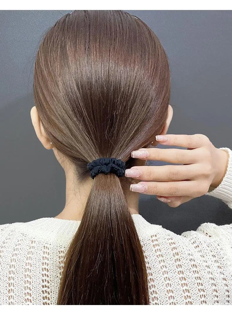 Korean Fashion High Elasticity Hair Ring for Girls Personality Thicken Ponytail Tie Hair Hair Rope Accessories Headband 3 Colos - Clikcy