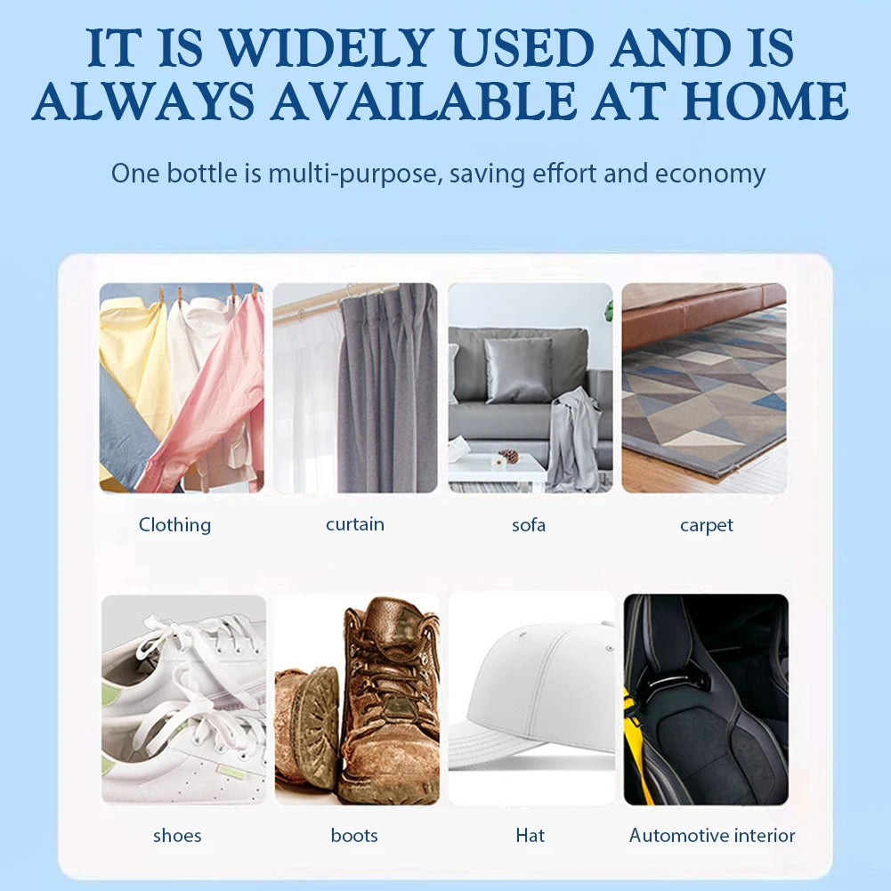 120ml Clothes Oil Stain Remover Active Enzyme Clothing Stain Removal Agents Non-toxic Remover Effective Liquid For Fabric Cloth - Clikcy