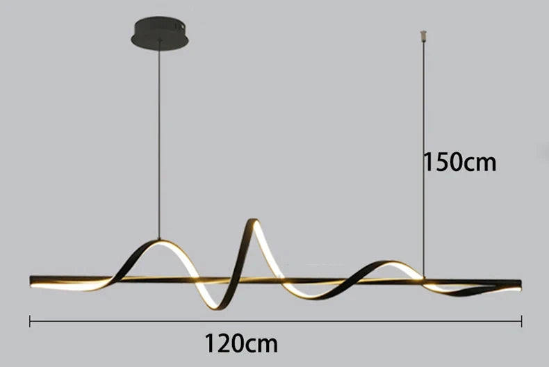 Modern LED Pendant Lights Dining Table Ceiling Chandelier Home Decoration Living Room Hanging Lamps Kitchen Bar Lusters Fixtures - Clikcy