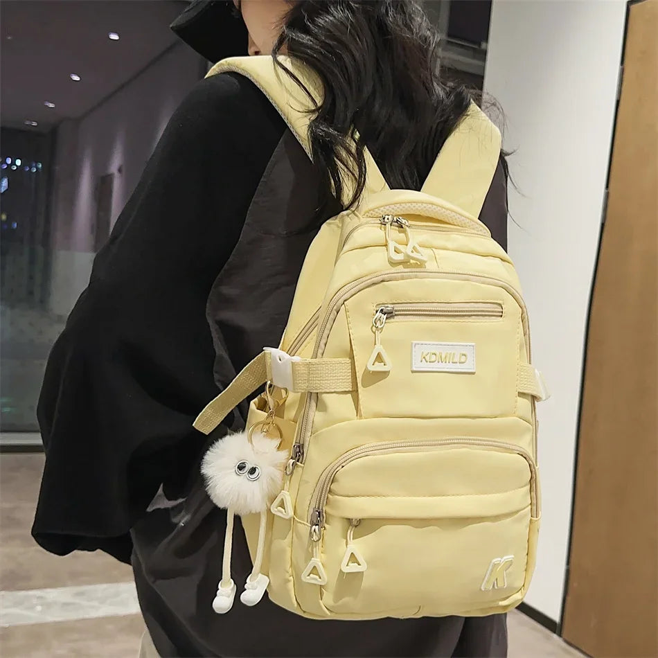Woman Bags Women Backpack Backpacks Bagpacks Travel Bag Female Back Pack Mens Ita Ladies Women's 2025 Kawaii Multifinonal School - Clikcy