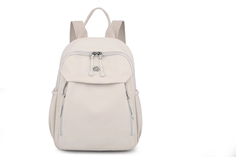 Waterproof Nylon Backpack Women Casual Simple Daypack Large Capacity Schoolbag for Girls Lightweight Back Pack Ladies Travel Bag - Clikcy