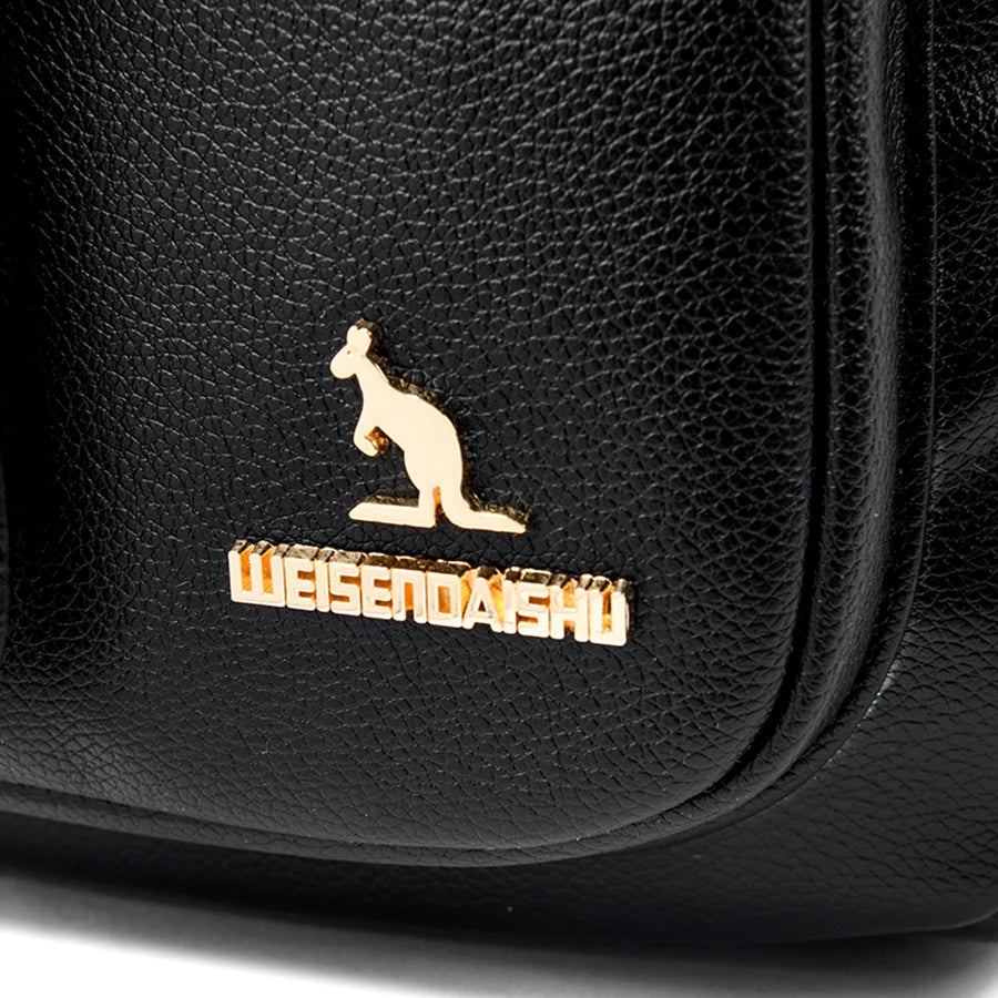 College Women Backpack Designer Soft Leather Vintage Packbag Female Travel Back Pack School Bags for Teenage Girls Shoulder Bag - Clikcy