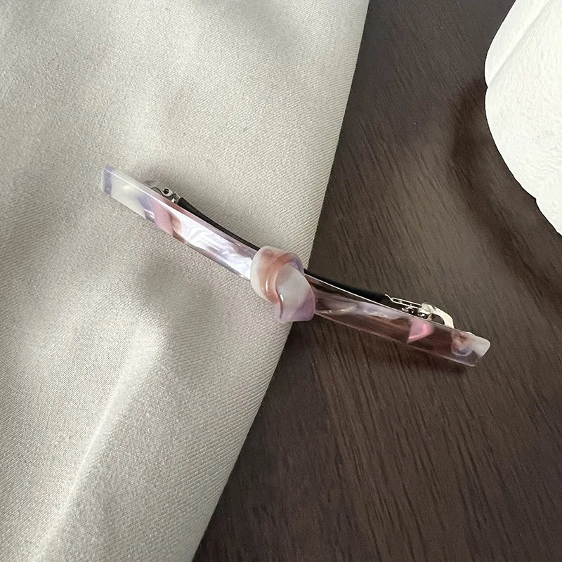 Ruoshui Woman Acetate French Bow Hair Claws Barrettes Hair Trendy Lady Hair Accessories Spring Clip Hairgrip Headwear - Clikcy