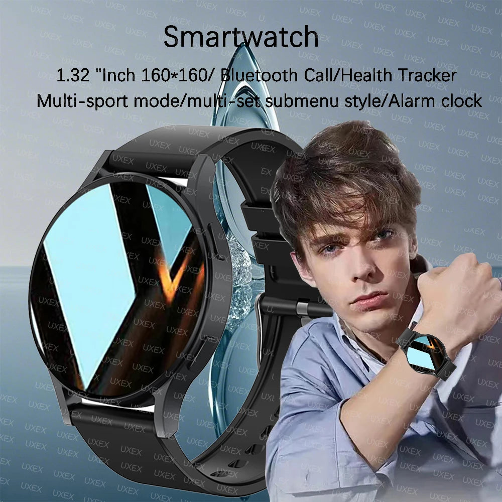 2025 New Business Smartwatch Men 1.32" inch Bluetooth Call Fitness Tracker Smart Wearable Women Wireless Call Watch Android IOS - Clikcy