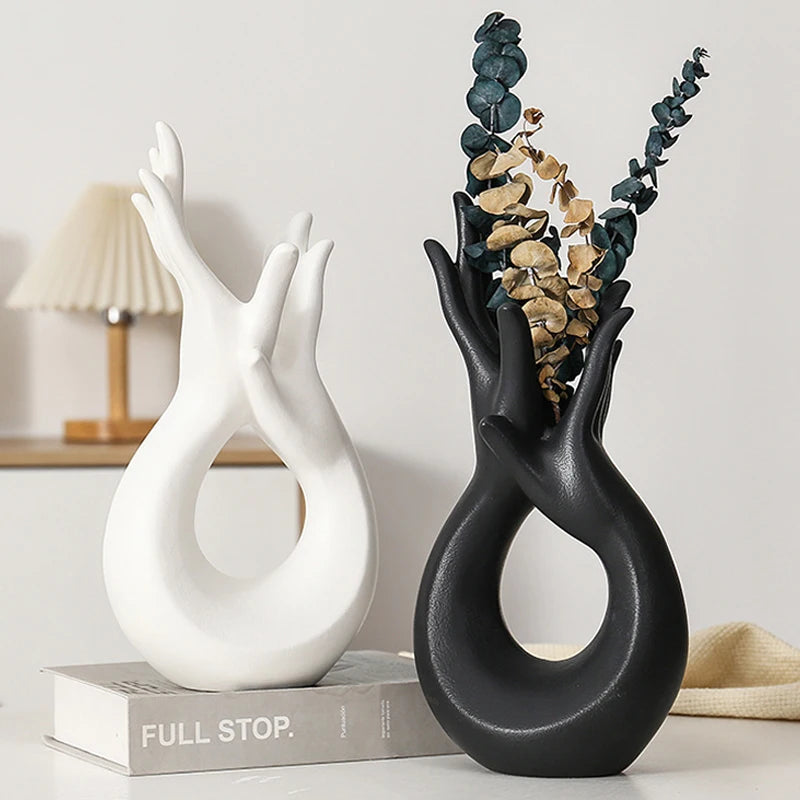 Ceramic vase ornament living room decor miniature item offices decoration accessories home & garden figurine bedroom decorations - Clikcy