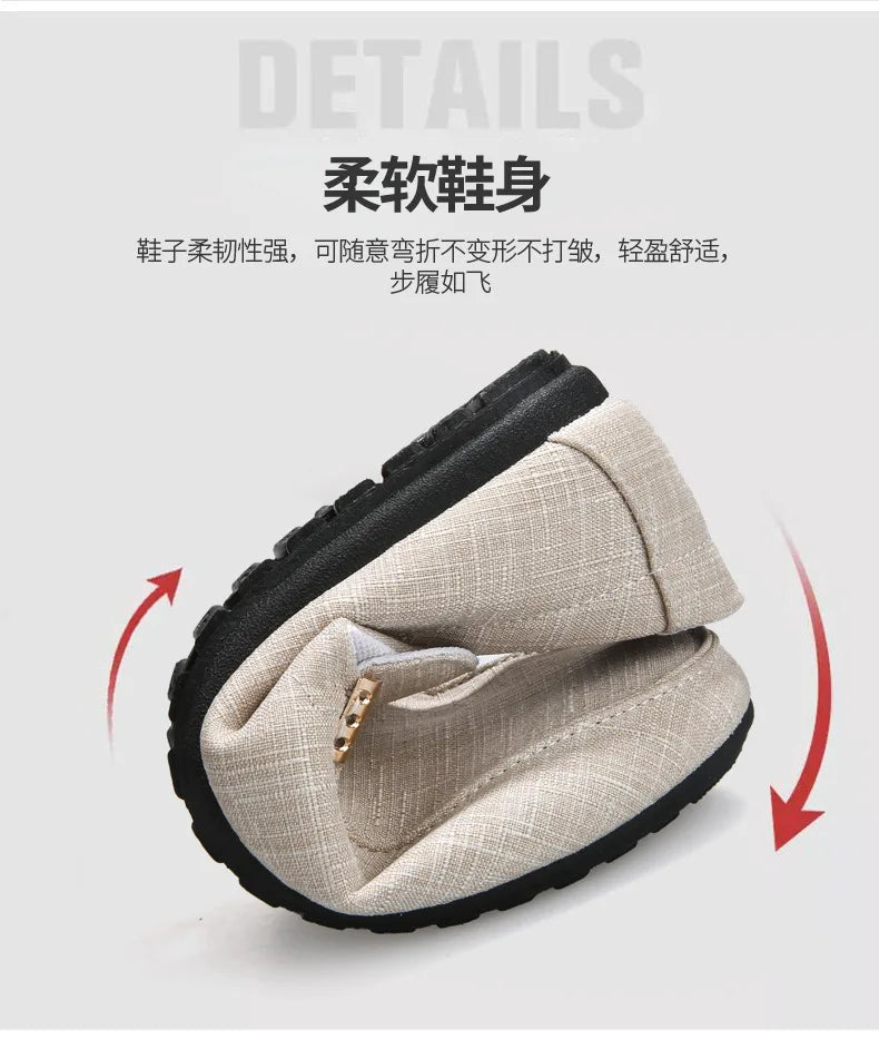 Black Loafers for Men Soft Bottom Casual Shoes Classic Comfort Moccasins Shoes Man Flat Driving Shoes Light Male Walking Sneaker