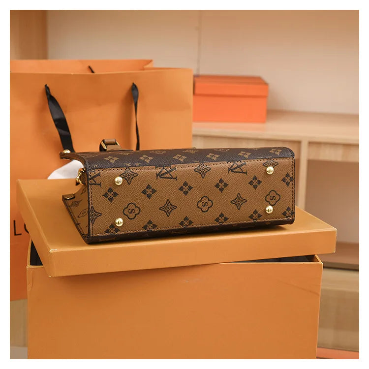 New Women bag Shoulder bag Handbag for women 2025 Crossbody bag pattern PU Portable bucket bag ladies messenger bag - Clikcy