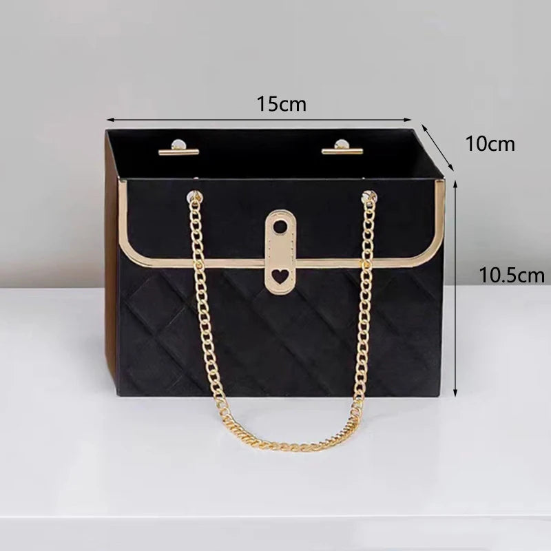 Flower Tote Bag Portable Foldable Long Lasting Universal Present Packing Rose Flower Box Party Gift Box Wedding Valentine'S Day - Clikcy