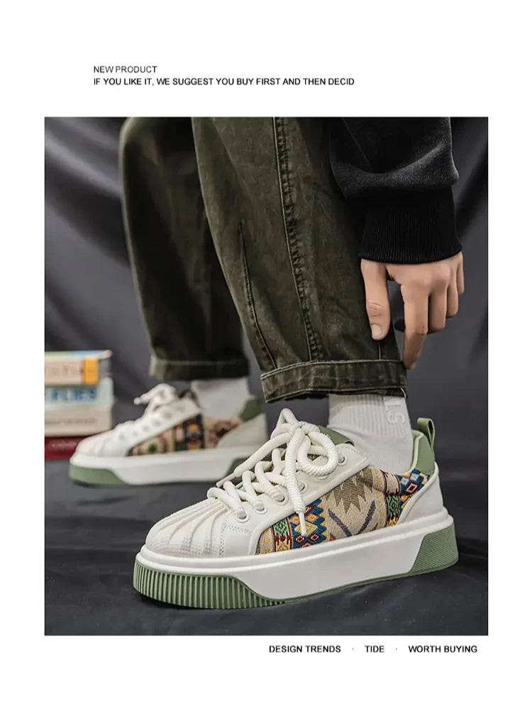 Platform Shoes Original Men's Sneakers Men All Brands Men's Sneakers Promotion Athletic Shoe High Quality Shoes Man Shoes - Clikcy