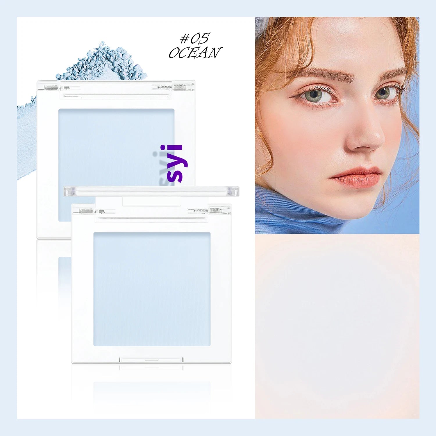 Monochrome blush, brightening matte cosmetics, highlighting, expansion color, youthful and natural makeup - Clikcy