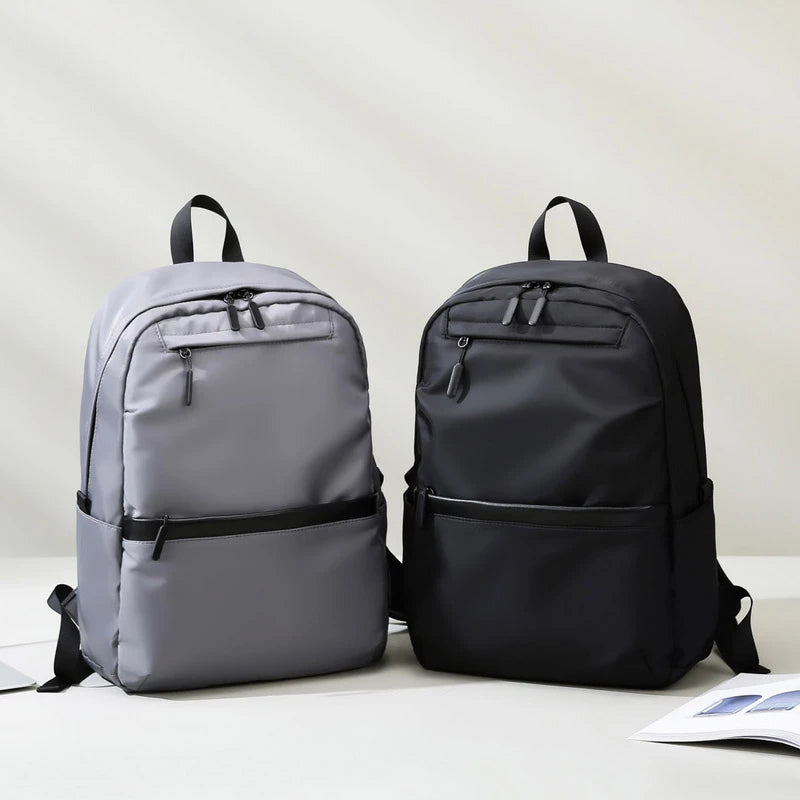 1 14 Inch Large Capacity Leisure Schoolbag Sports Simple Men And Women Universal Computer Backpack With Pendant - Clikcy