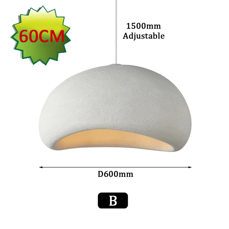 Wabi Sabi Pendant Light Dining Table Japan Hanging Lamp Bedside Nordic Living Room Bedroom Droplight Restaurant Suspended Lights - Clikcy