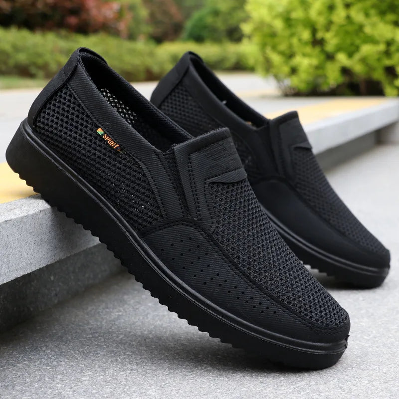 Comfortable Men Casual Shoes Breathable Mesh Summer Men Shoes New Non-slip Lightweight Shoes for Men 2024 - Clikcy