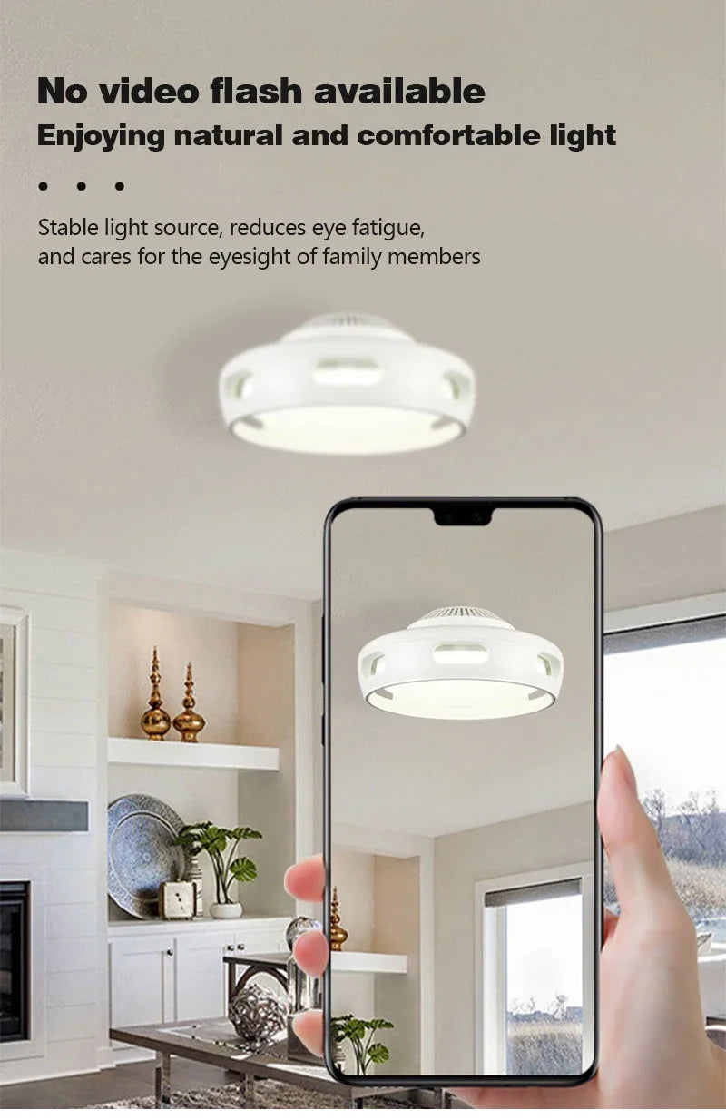 LED Ceiling Fan Light Modern Creative Leaf Less Low Decibel 6th Gear  Living Room Dining Room Bedroom Dimmable Fan Light - Clikcy