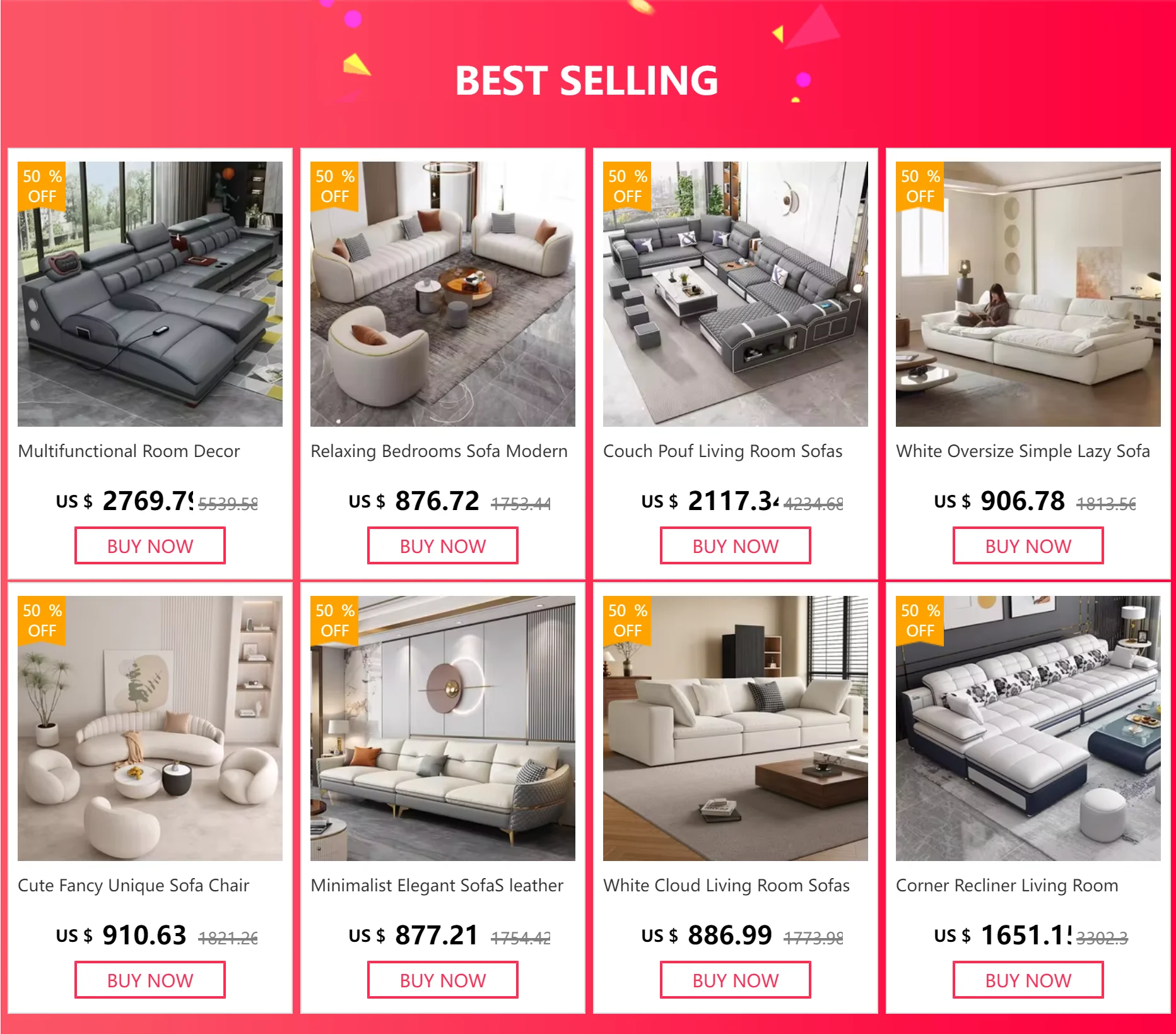 Multifunctional Room Decor Living Room Sofas Cute Armchair Nordic Children Living Room Sofas Luxury Divano Garden Furniture Sets - Clikcy