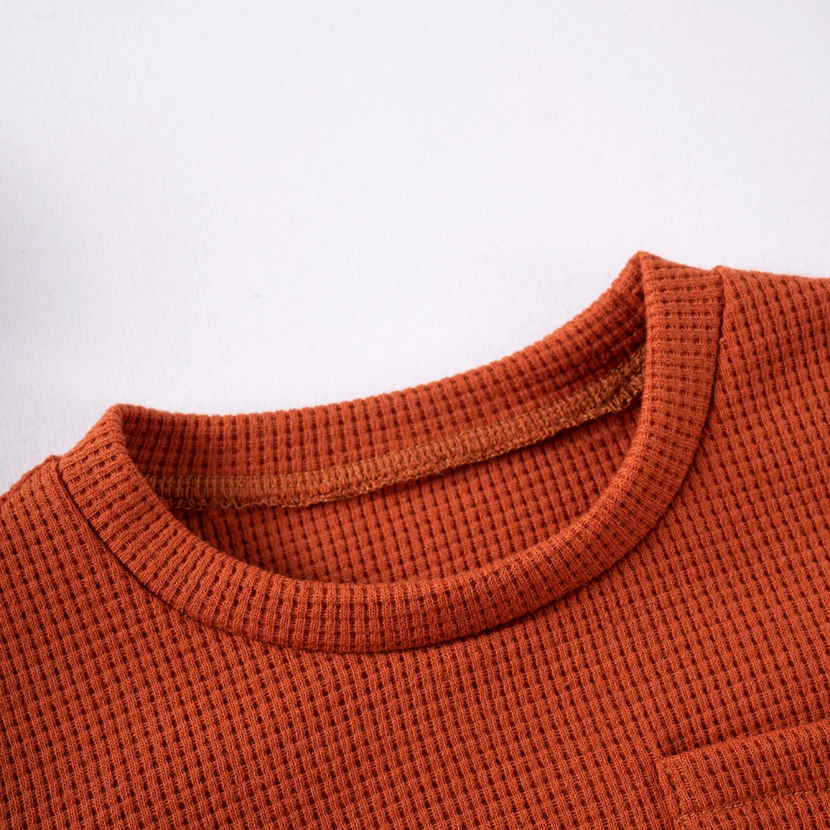 Kids Suit Summer Boys Girls Solid Colour Suit 0-6Y Cute Bear Short Sleeve + Breathable Shorts 2pcs Comfortable and Skin-friendly - Clikcy