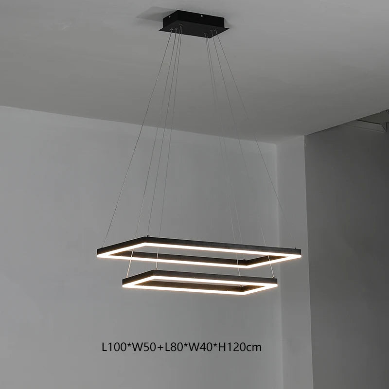 Living room pendant lamp 2024 new simple modern atmosphere hall main lamp Nordic creative designer restaurant lamp - Clikcy