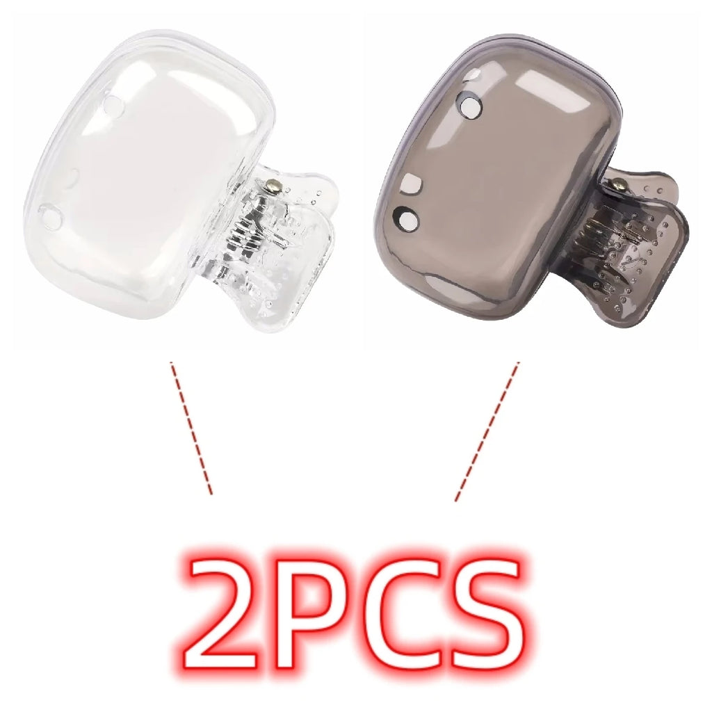 1PCS Travel Toothbrush Head Covers Toothbrush Protector Cap Brush Pod Case Protective Portable Plastic Clip For Household Travel - Clikcy