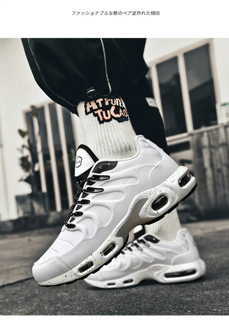 New Men's Air Cushion Running Shoes Designer Footwear Luxury Shoes Male Fitness Jogging Sneakers Basketball Antiskid Mens Tennis