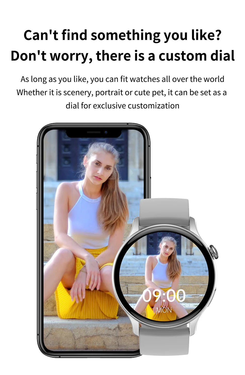 2024 New GPS Smart Watch Women True AMOLED 466*466 HD Screen Health Tracker Sports NFC Voice Bluetooth Call Smartwatches Ladies - Clikcy