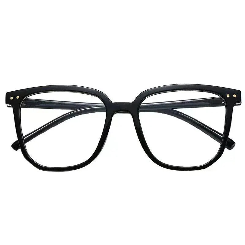 Anti-blue Light Glasses for Women with Regular Eyeglass Frame Finished Retro Flat Light Frame - Clikcy