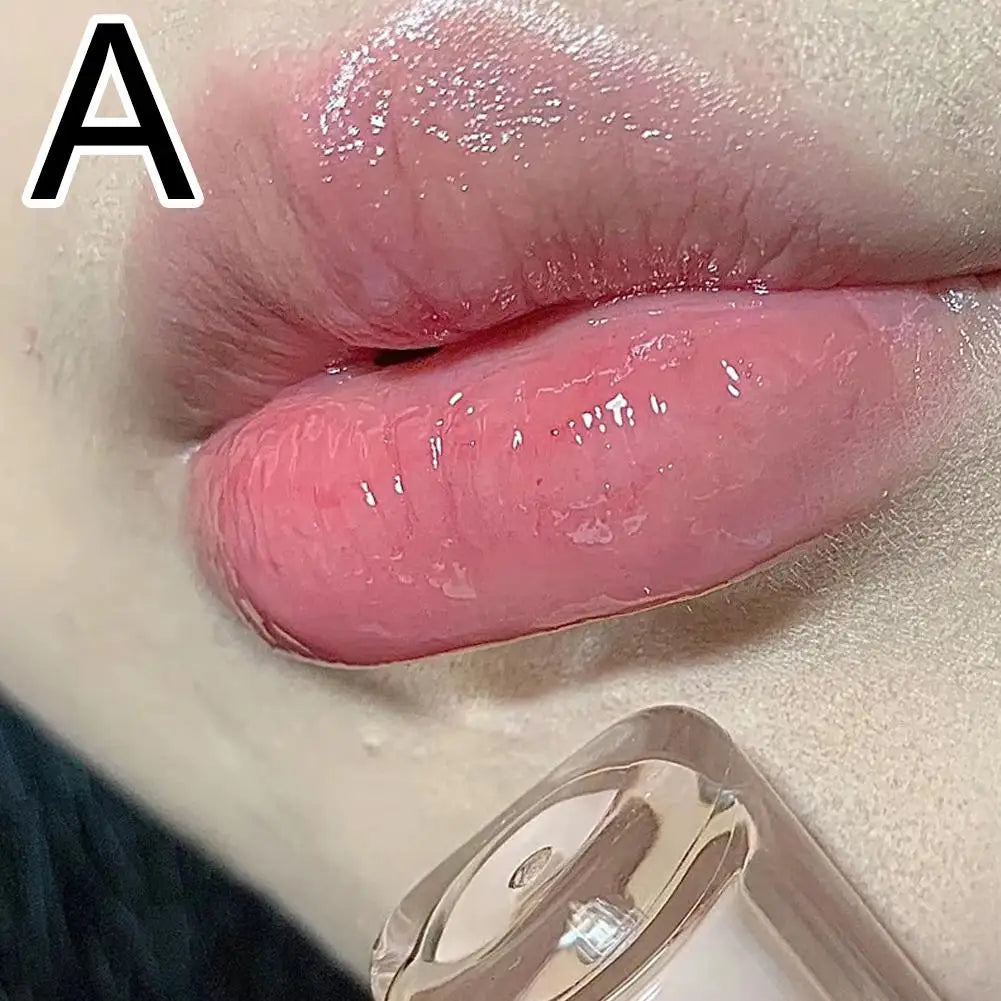 8 Colors Ice Tea Mirror Lip Glaze High Gloss Moisturizing Sexy Red Lip Tint Lipstick Hydrating Long Lasting Lip Gloss Lip Makeup - Clikcy