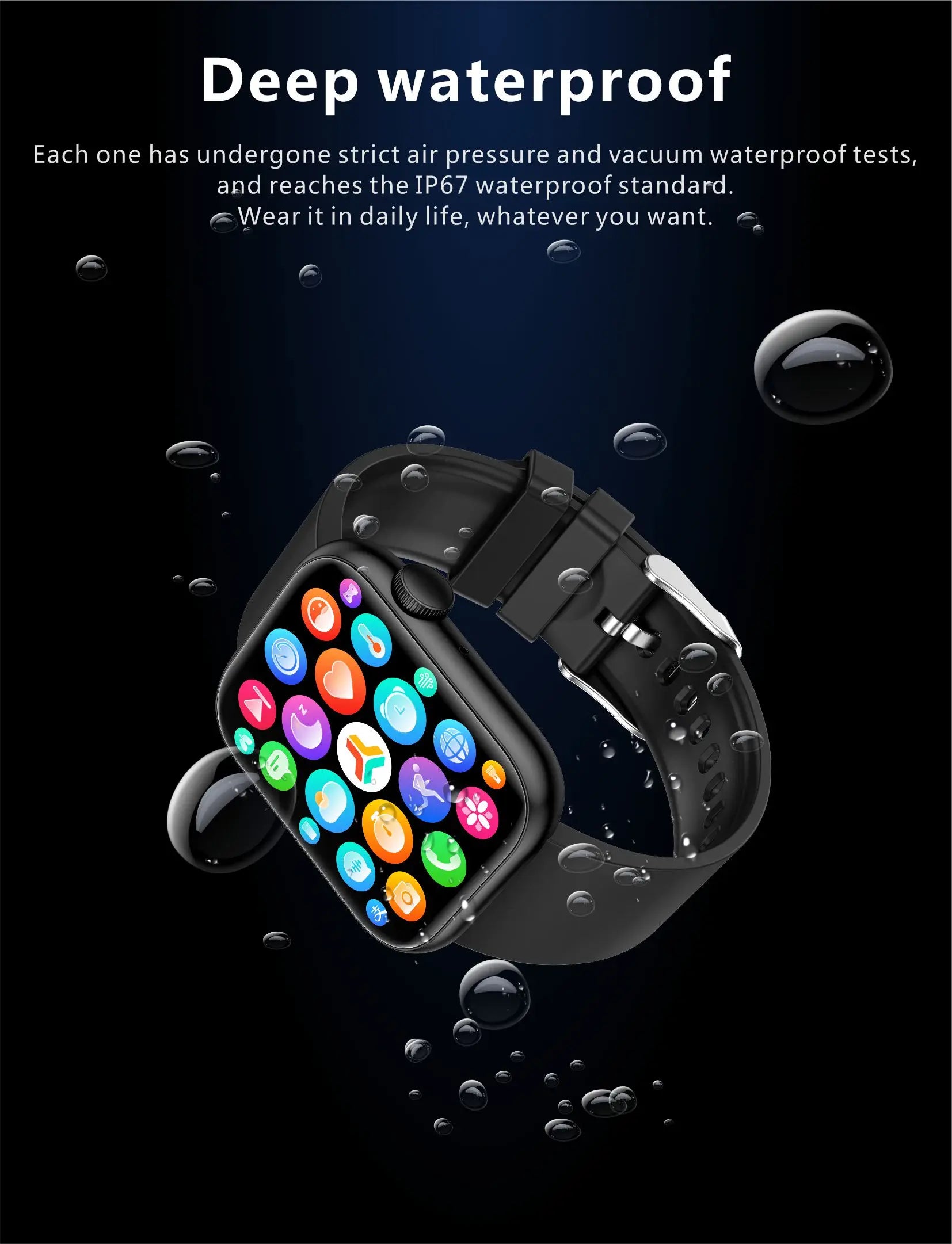 LIGE New Smart Watch 2025 Wireless Charging Smartwatch Bluetooth Calls Men Women Smartwatches Fitness Bracelet Custom Watch Face - Clikcy