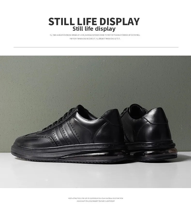 XIMO BULL Autumn Men's Casual Leather Shoes, Quality Men's Casual Sports Shoes, Business Outdoor Shoes, Men's Driving Work Shoes