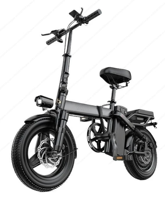 Aluminum alloy electric bicycle, ultra lightweight, portable, compact, foldable, lithium battery electric bike - Clikcy