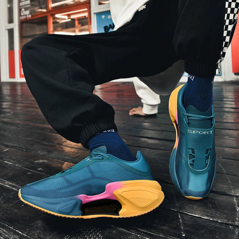 High Quality Running Shoes Brand Designer Sports Jogging Shoes Mesh Breathable Comfy Cushioning Sneakers Fitness Training Shoes