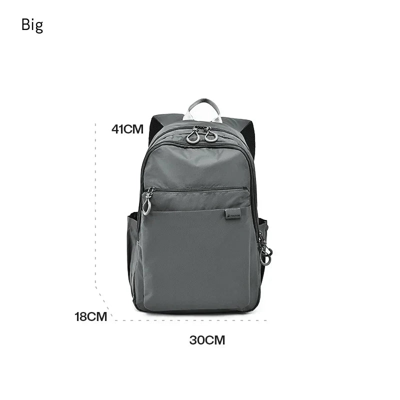 Fouvor Waterproof Women's Backpack Large Capacity Sports Canvas Laptop Backpacks Travel Fashion Nylon Student School Bag 2802-02 - Clikcy