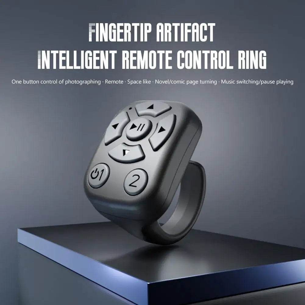 2024 Bluetooth Remote Control Gadget Flipping Selfie Fingertip Controller Give Likes 4 Buttons For IPhone - Clikcy